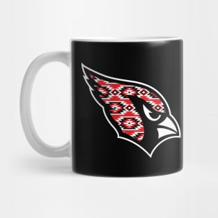 Native Horizontal Pattern Cardinals Mug